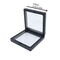 10pcs 3D Floating Display Case Flim Storage Box