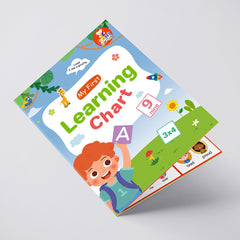 Interactive Learning Chart 8 Sided A4 Size Flashcards