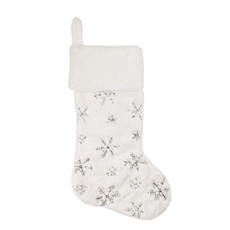 Knitted Christmas Decoration Socks Gift Bag Large Candy Bag