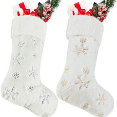 Knitted Christmas Decoration Socks Gift Bag Large Candy Bag