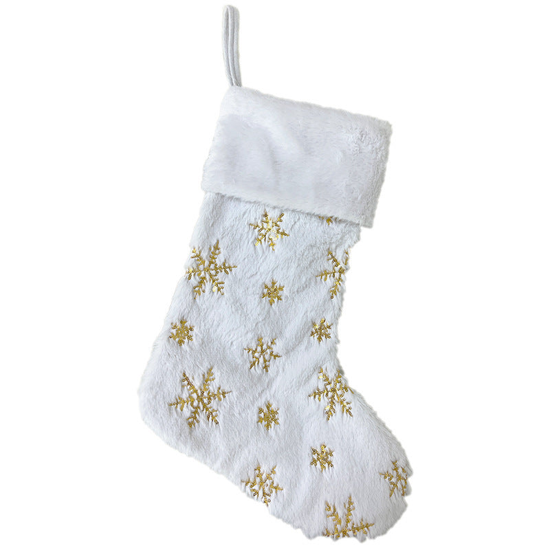 Knitted Christmas Decoration Socks Gift Bag Large Candy Bag