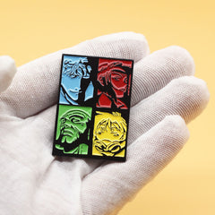Cartoon Characters Enamel Pins Decoration Pendant for Backpack Clothes Cap