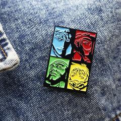 Cartoon Characters Enamel Pins Decoration Pendant for Backpack Clothes Cap