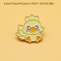 Animal Series Metal Pins Fashionable Decoration For Backpack Clothes Cap