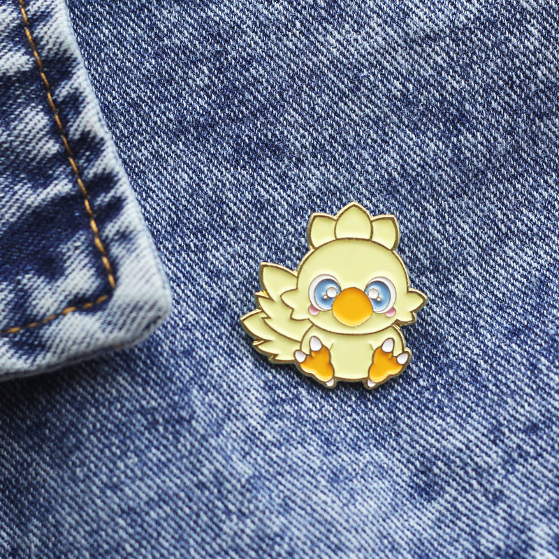 Animal Series Metal Pins Fashionable Decoration For Backpack Clothes Cap