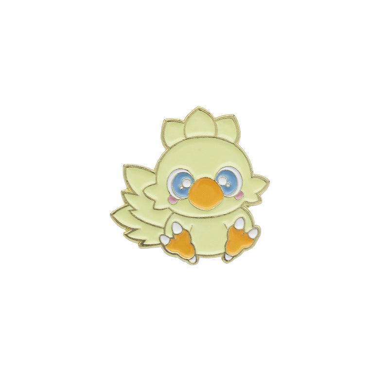 Animal Series Metal Pins Fashionable Decoration For Backpack Clothes Cap