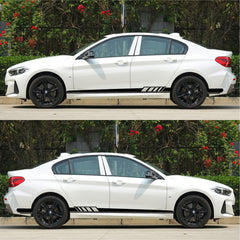 2pcs Long Stripe Decal Car Stickers Racing Auto Side Body Waterproof Vinyl Decal