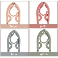 5pcs Folding Drying Rack Magic Travel Hanger Home Plastic Underwear Rack