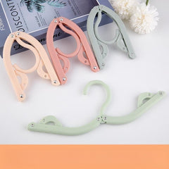 5pcs Folding Drying Rack Magic Travel Hanger Home Plastic Underwear Rack