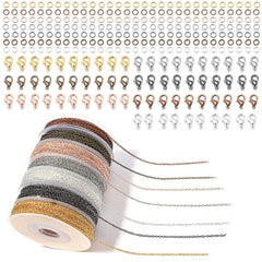Jewelry Chain Making Kit - Cross Chain, Lobster Clasps, Jump Rings