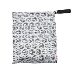 Waterproof Reusable Wet Bag with Double Zippers for Diapers and Breast Pump