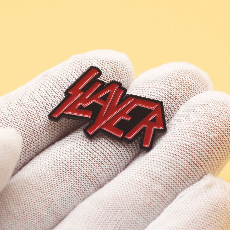 Creative Letter Lapel Brooch Bagde Bag Backpack Decorative Pin