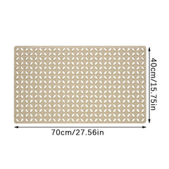 Anti Slip Shower Stall Mat Bathroom Mats With Drain Holes And Suction Cup