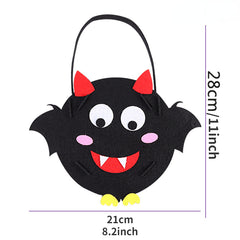 Halloween Pumpkin Bag Tote DIY Craft Kit for Candy Bag Props
