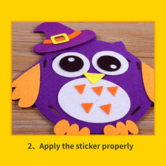 Halloween Pumpkin Bag Tote DIY Craft Kit for Candy Bag Props