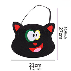 Halloween Pumpkin Bag Tote DIY Craft Kit for Candy Bag Props