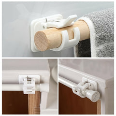 2pcs Adjustable Rod Holders for Home Decor
