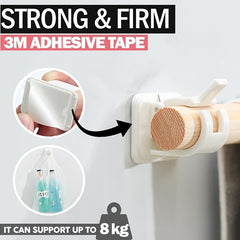 2pcs Adjustable Rod Holders for Home Decor