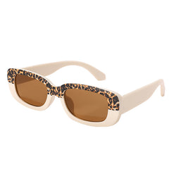 Girl's Vintage Leopard Print Sunglasses UV400