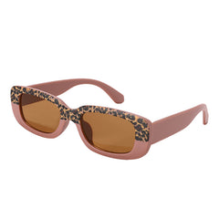 Girl's Vintage Leopard Print Sunglasses UV400