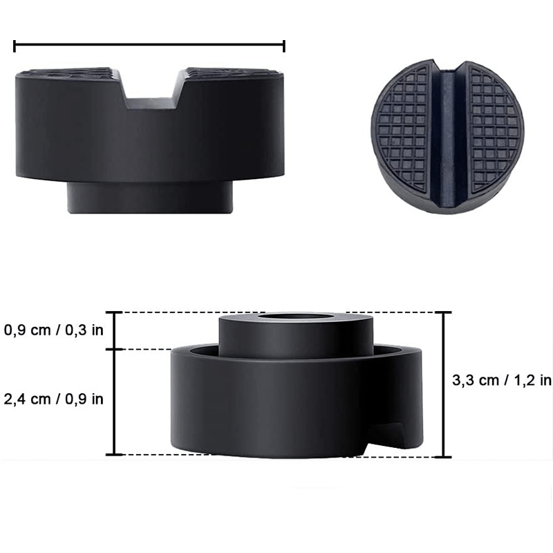 2pcs Universal Car Jack Bracket Rubber Support Block