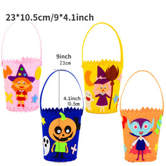 Halloween Bucket Bag Tote Kids DIY Craft Kit Candy Bag