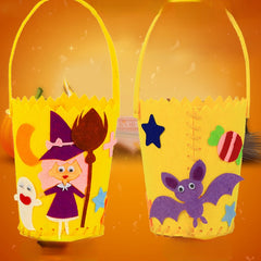 Halloween Bucket Bag Tote Kids DIY Craft Kit Candy Bag