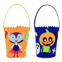 Halloween Bucket Bag Tote Kids DIY Craft Kit Candy Bag