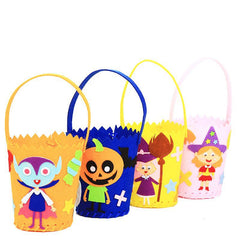 Halloween Bucket Bag Tote Kids DIY Craft Kit Candy Bag