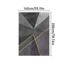 Geometric Kitchen Rug Living Room Decorative Carpet
