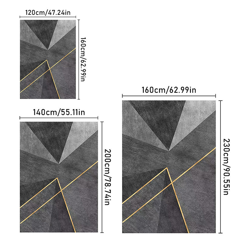 Geometric Kitchen Rug Living Room Decorative Carpet