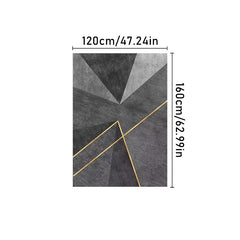 Geometric Kitchen Rug Living Room Decorative Carpet