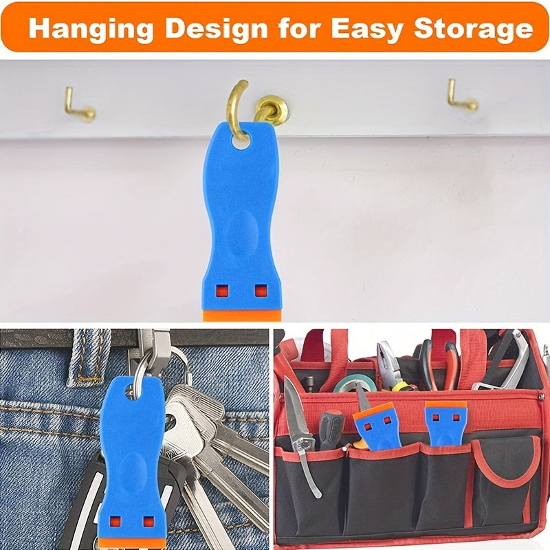 11pcs Plastic Razor Blade Scrapers with 10PCS Blades
