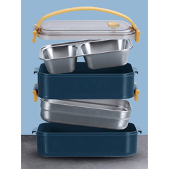 Stainless Steel Bento Box for School Canteen Lunch