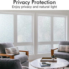 Frosted Glass Window Film - Privacy Solution for Home