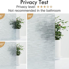 Frosted Glass Window Film - Privacy Solution for Home