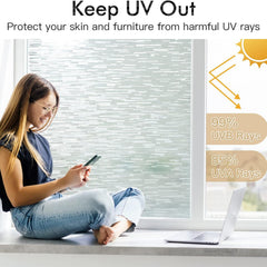 Frosted Glass Window Film - Privacy Solution for Home