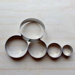 5pcs Stainless Steel Biscuit Pastry Dough Cutter Fondant Mold Cookie Maker