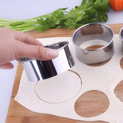 5pcs Stainless Steel Biscuit Pastry Dough Cutter Fondant Mold Cookie Maker