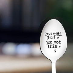 Girl You Got This Engraved Spoon - Encouragement Gift