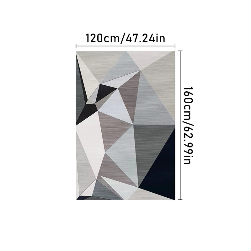 Nordic Geometric Living Room Sofa Coffee Table Carpet Light