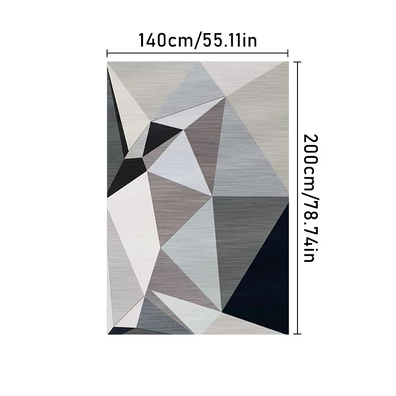 Nordic Geometric Living Room Sofa Coffee Table Carpet Light