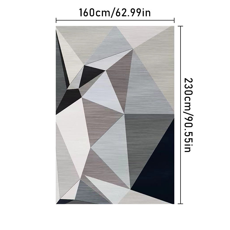 Nordic Geometric Living Room Sofa Coffee Table Carpet Light