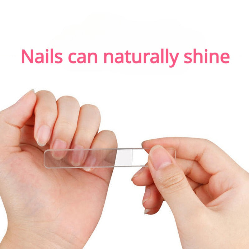 3 Pcs Nano Glass Nail Files For Natural Nails and Acrylic Nail Filer
