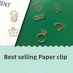 20pcs Paper Clip Shaped Bookmark Clip Bulk