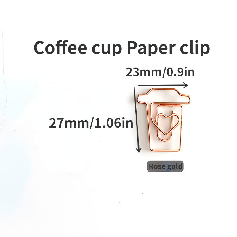 20pcs Paper Clip Shaped Bookmark Clip Bulk