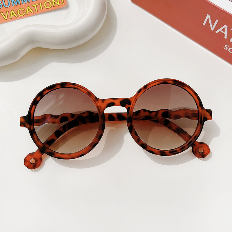 Girl's Round Polarized Sunglasses UV400 Protection