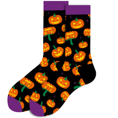 6 Pairs Boys Halloween Novelty Crew Socks