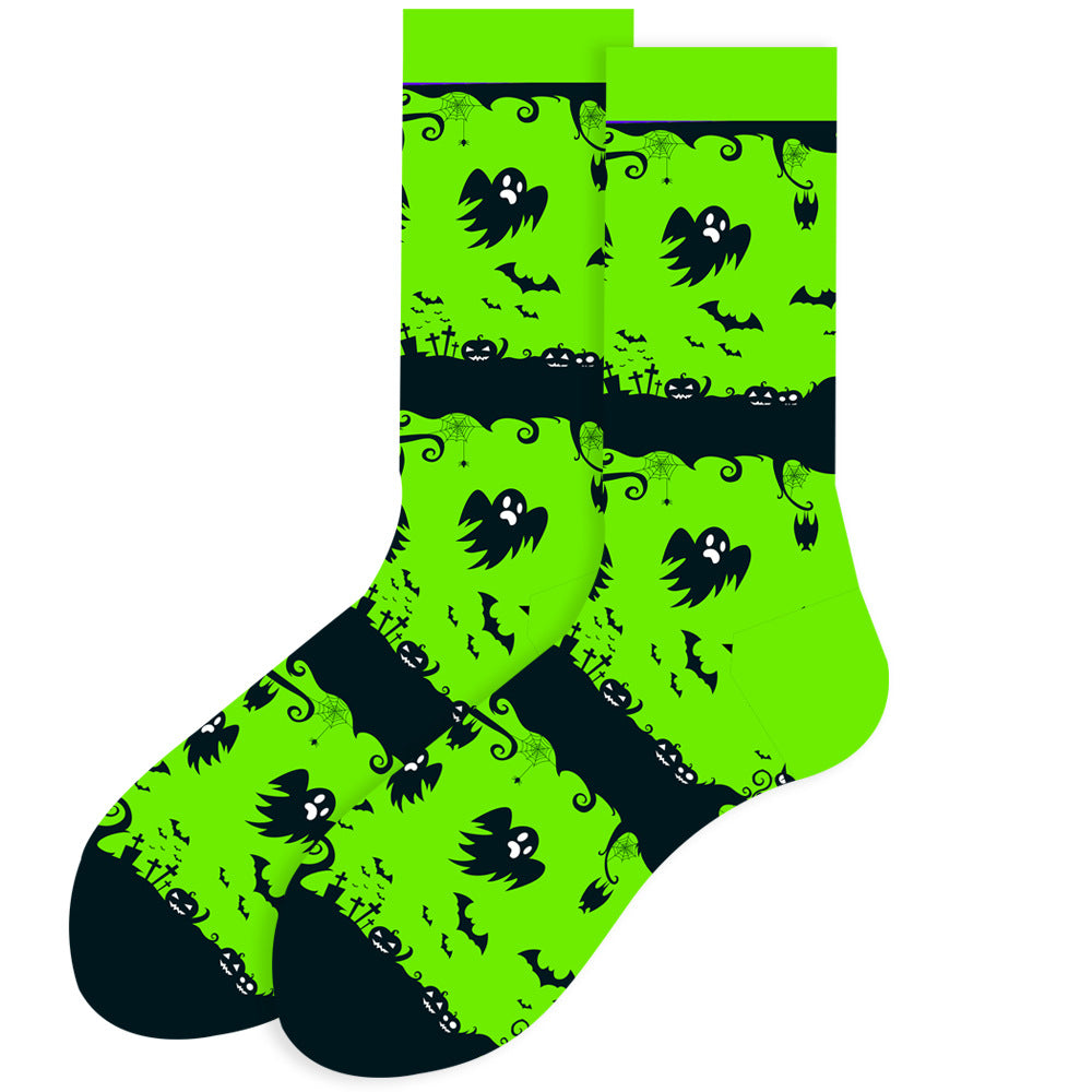 6 Pairs Boys Halloween Novelty Crew Socks