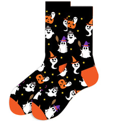 6 Pairs Boys Halloween Novelty Crew Socks